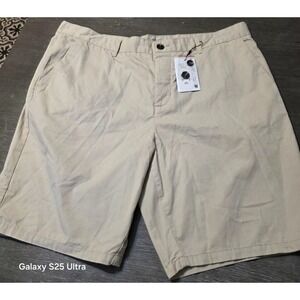 NWT Denim Co/Primark Size 38 Mens Khaki 100% Cotton Straight Hidden Button Fly